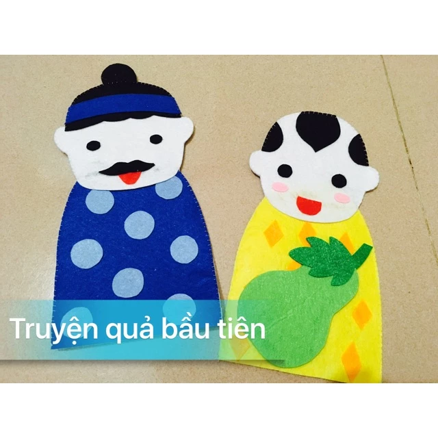 Rối bàn tay truyện quả bầu tiên