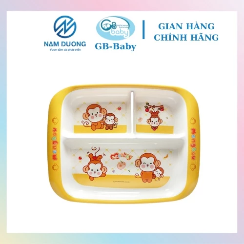 Khay ăn dặm 3 ngăn GB Baby No.-0121 Chính Hãng.