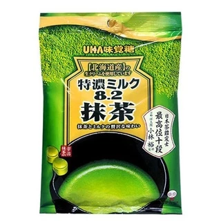 Kẹo sữa trà xanh UHA Tokuno 58g | Kan Japan | 4902750401594