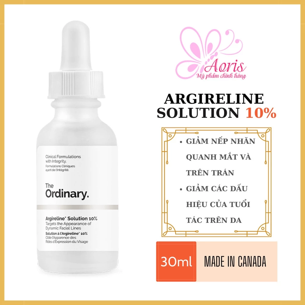 [CANADA- Full Bill]The Ordinary - Argireline Solution 10% serum ngăn ngừa lão hóa