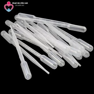 BỘ 20-50-100 ỐNG NHỎ GIỌT NHỰA 3ML - PIPET NHỰA HÚT CHẤT LỎNG 3ML