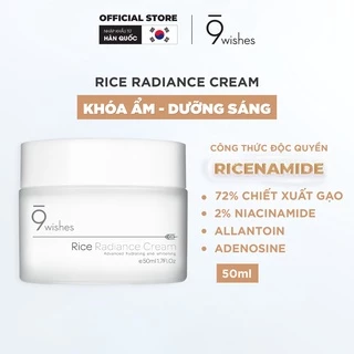 Kem dưỡng gạo 9 Wishes Rice Radiance Cream 50ml