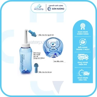 Bình rửa mũi Waterpulse vệ sinh viêm mũi viêm xoang,dụng cụ rửa mũi trẻ em và người lớn