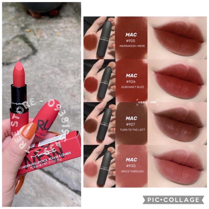 [HÀNG CTY] Son MAC Powder Kiss Lipstick