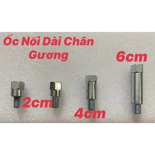 Ốc Nối Chân Gương Cao và Xoay Gập Gương Xe Máy Ren Thuận < giá 1 ốc>