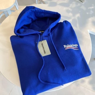 [hot] Balenciaga Áo Hoodie cotton Nguyên Chất Dáng Rộng In Hình Lon Coca Cho Cặp Đôi