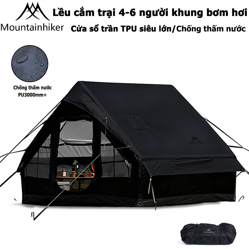 #Mountainhiker#Lều#Lều Glamping Bơm Hơi Cao Cấp Cho Gia Đình Mountainhiker – Chống Nước, Không Cần Khung-SZK1337