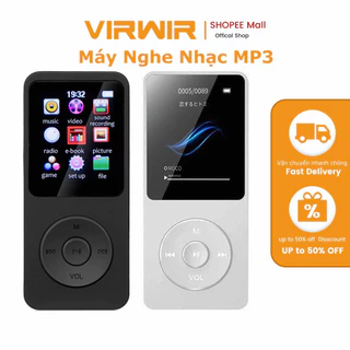 VIRWIR Máy nghe nhạc mp3 mini học sinh thể thao chơi bên ngoài e-book đài fm ghi âm walkman