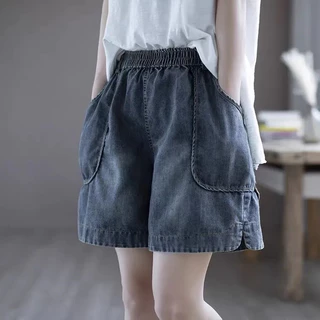 [45-90KG] Quần Short Denim Nữ Cỡ Lớn C10272