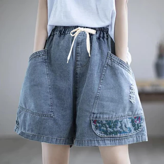 [40-90KG] Quần Short Denim Nữ Plus Size C10271