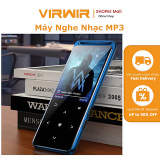 Máy nghe nhạc Bluetooth Mp3 Màn hình cảm ứng Máy nghe nhạc kỹ thuật số di động MP4 Walkman (Đài FM, Ghi âm, Đồng hồ báo thức, Phát lại Video)