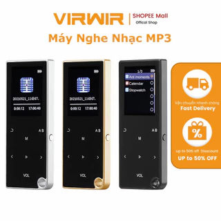 Máy nghe nhạc MP3 VIRWIR kết nối bluetooth 5.0 màn hình cảm ứng HIFI FM radio + tai nghe