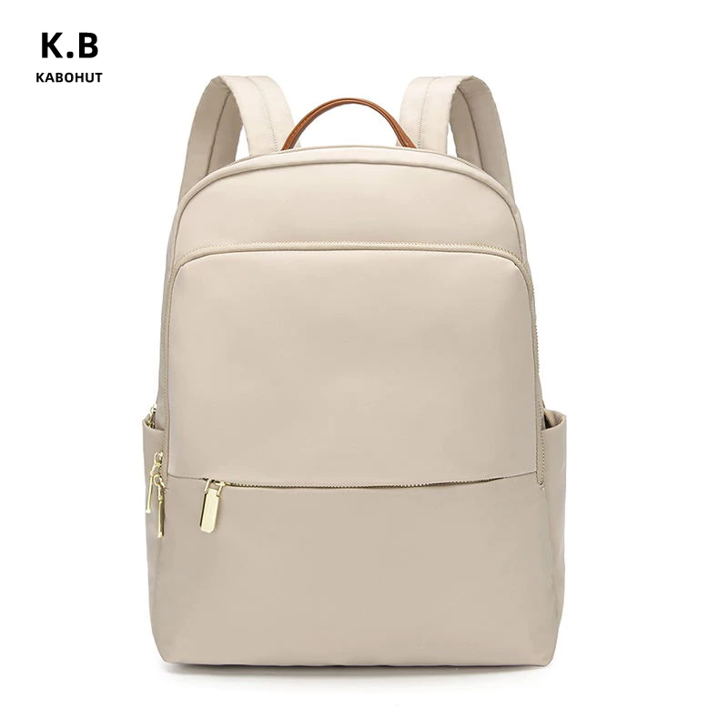 Kabohut Ba Lô Đựng laptop 13 / 14 Inch Chống Thấm Nước Sức Chứa Lớn Phong Cách Hàn Quốc Cho Nữ Sinh