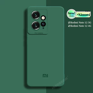 Ôp Điện Thoại Silicon Dẻo Màu Trơn Thời Trang Cho xiaomi redmi note 12 pro 12s turbo 5g 4g Ốp