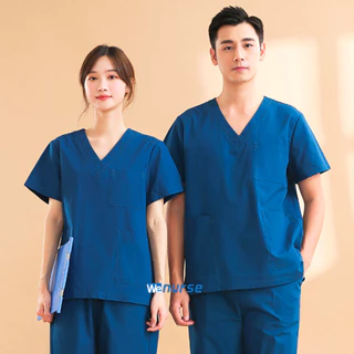 Wenurse Bộ Scrubs cổ tim phòng mổ