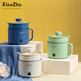 Nồi điện XIAOZHUBANGCHU mini đa chức năng nấu mì ăn chiên hầm cho ký túc xá gia đình