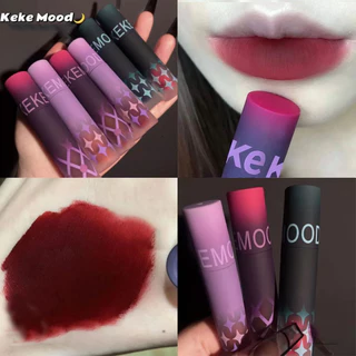 Set 4 Cream Lip Balm KEKE MOOD Chống dính Cup Thiết kế son môi hình trái tim độc đáo