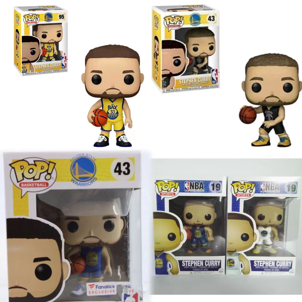 Funko POP NBA Ngôi sao bóng rổ Vinyl Hình Stephen Curry Series Đồ chơi tượng hành động độc quyền