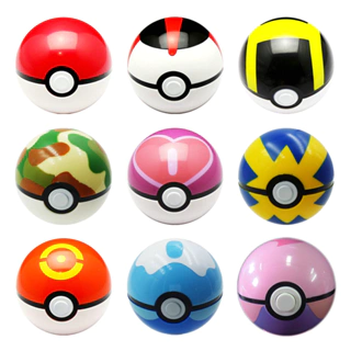 Mô Hình Quả Cầu Poke Pokemon Ban đầu 7cm Nhiều Màu Bóng Pokeball Vui Nhộn Với 1 Elf Trang Trí Tiệc