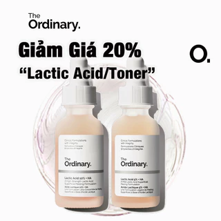 The Ordinary Tẩy Da Chết Peeling Toner  - Lactic Acid 5% + HA / Lactic Acid 10% + HA - 30ml(Có Bán Lẻ)