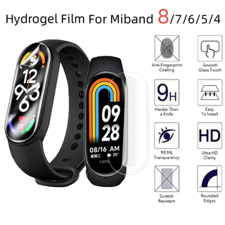 1 Kính Cường Lực Bảo Vệ Màn Hình Cho Xiaomi Mi Band 8 7 6 5 4 8 Và Phụ Kiện