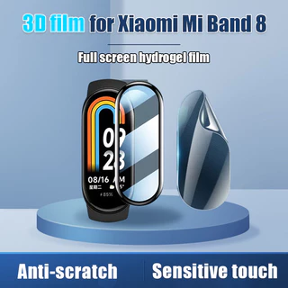 Phim bảo vệ màn hình cong 3D cho Xiaomi Band 8 Full Cover Bảo vệ chống rơi cho Mi Band 8