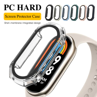 Ốp Lưng Điện Thoại Bằng PC + Kính Cường Lực Dành Cho Xiaomi Mi Band 8 7 6 5 4 Mi Band8 Miband8