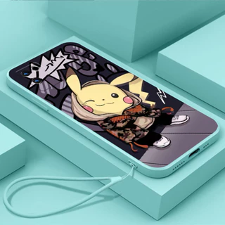 Ốp Điện Thoại Tpu In Hình Pikachu Cho realme V11 realme V23 realme V15 realme X7 realme V25 realme 8 5G