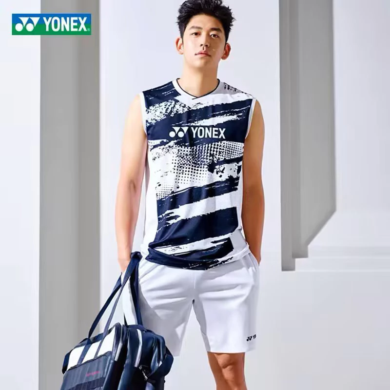 Bộ Đồ Thể Thao Cầu Lông Yonex Mùa Hè 2023 Khô Nhanh Không Tay Thoáng Khí Cho Nam Và Nữ
