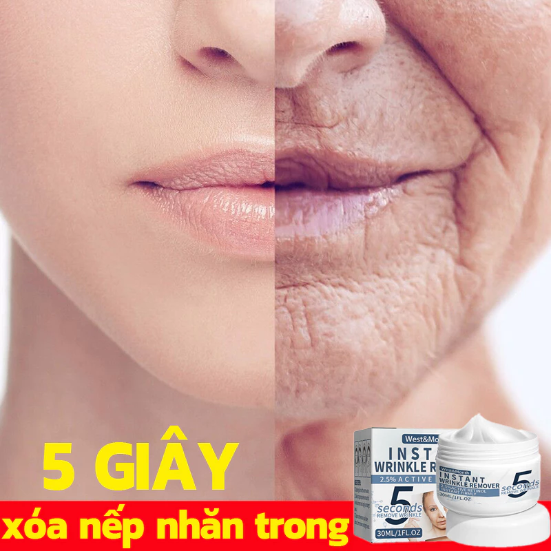 Kem chống nhăn vùng mắt 30g mặt tác dụng nhanh 5 giây,Xóa nếp nhăn trên khuôn mặt và chống lão hóa,loại bỏ nếp nhăn , dưỡng ẩm, làm trắng, săn chắc nâng cơ, giảm quầng mắt và quầng thâm hiệu quả,hiện ra làn da hoàn mỹ