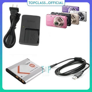 Bộ 3 Dây Cáp Sạc Pin Máy Ảnh Sony DSC-W310 W320 W330 W520 W530 NP-BN1