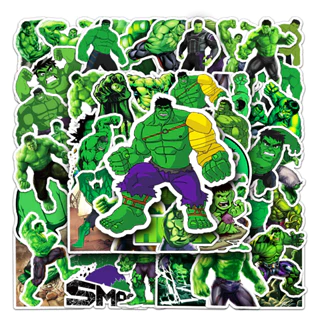 50 Mảnh Ngộ nghĩnh Marvel Hulk DIY Sáng Tạo Laptop / Động Cơ / Ô Tô / Helmater Dán Nhà Decal Chống Thấm Nước Dán