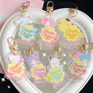 SANRIO Mới Móc Chìa Khóa Hình Kuromi Melody Cinnamoroll Dễ Thương