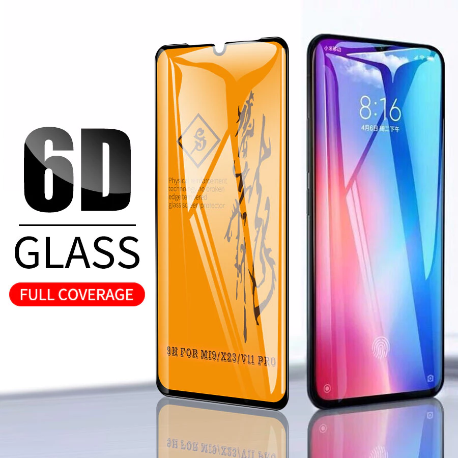 Kính cường lực Full màn Super 6D Cho Xiaomi Mi 9T 10T 11T 12T 11 12 Lite POCO F3 F4 F5 X3 X4 X5 M3 M4 Pro 5G Redmi Note 8 9 9S 10 10S 11 11S 12 12S 9A 9C 10A 10C