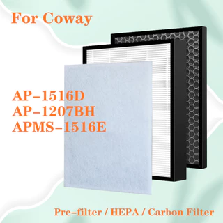 Dành Cho Máy Lọc Không Khí Coway Storm AP-1516D AP-1207BH APMS-1516E Thay Thế Bộ Lọc HEPA Và Than Hoạt Tính Lọc Khử Mùi AP1516D AP1207BH