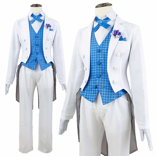 HOLOUN Blue Lock Bộ Đồng Phục Cosplay Isagi Exhibition Tuxedo Đuôi Có Thể Điều Chỉnh Kích Thước