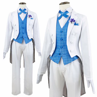 HOLOUN Blue Lock Bộ Đồng Phục Cosplay Isagi Exhibition Tuxedo Đuôi Có Thể Điều Chỉnh Kích Thước