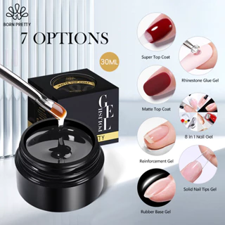 Sinh RA PRETTY Matte Top Coat Cao Su Đế Gel Chức Năng 8 Trong 1 Móng Tay Keo Gel Sơn Móng Tay Sơn Móng Tay Nghệ Thuật 30ml