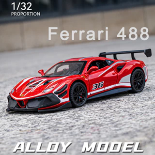 Mô Hình Xe Ô Tô FERRARI 488 Tỉ Lệ 1: 32 Cao Cấp