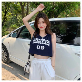 2023 New Style Letter Printed Summer Sports Tank Top for Women