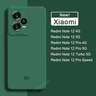 Ốp Điện Thoại Silicone Mềm Màu Trơn Cho Xiaomi Redmi Note 12 Pro 5G 12S Turbo Speed 4G