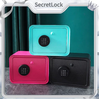 [Hàng Sẵn] Két Sắt Mini Khóa Điện Tử Bằng Kim Loại an toàn có khe đút tiền cho gia đình【SecretLock】