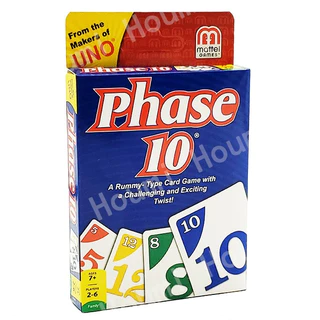 Bộ Thẻ Game Gia Đình Cổ Điển - Phase 10 Vui Nhộn