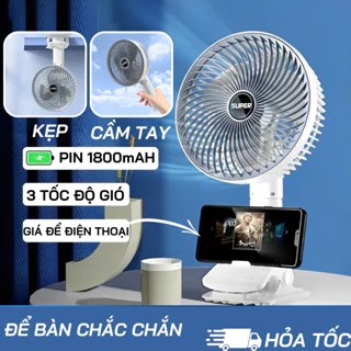 JIASHI Quạt Điện Đa Năng Mới Có Thể Gắn Tường Kẹp Hoặc Gắn Bàn Quạt Cầm Tay Nhỏ Gọn Tiện Dụng