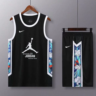 JORDAN áo đá bóng Bộ Quần Áo Bóng  bóng dá T-shirt Quần áo thể thao Bộ Đồng Phục Bóng Rổ jersey Cỡ Lớn 145-215cm Chất Lượng Cao Cho Nam Và Nữ