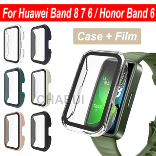 Vỏ bảo vệ màn hình PC có màng bảo vệ toàn diện cho Huawei Band 9 8 7 6 / Honor Band 7 6