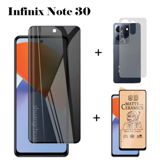 Kính Cường Lực 3 Trong 1 Bảo Vệ Riêng Tư Chống Nhìn Trộm Cho Infinix note 30 5G Infinix note 30 pro