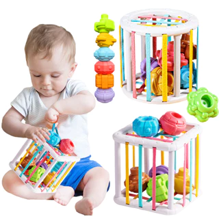 Đồ Chơi Khối Xếp Hình Nhiều Màu Giáo Dục Montessori Cho Bé