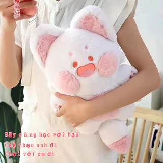 WO·WO Thú Nhồi Bông Hình Mèo Dễ Thương 50cm