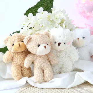 CeeCee-Cute Fluffy Teddy Bear Keychain 13cm - Key Accessories